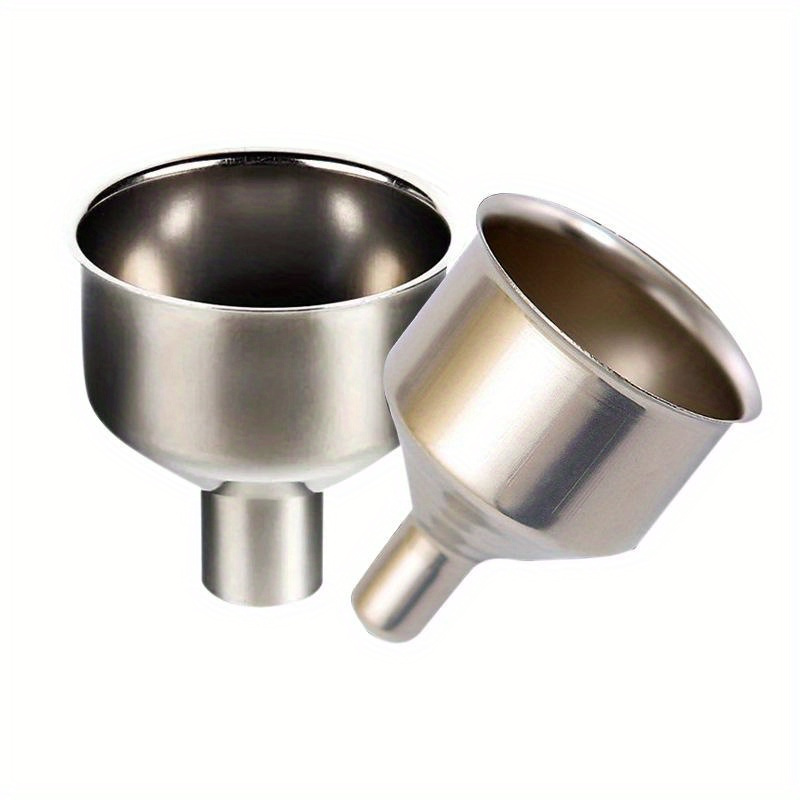 Home Cooking Oil - 1Pc, Funnel, Kitchen Stainless Steel Funnel,