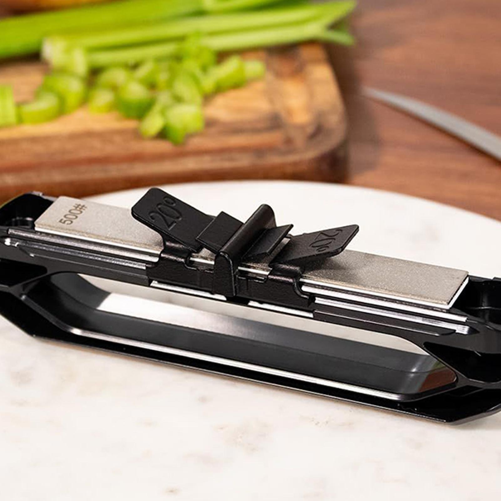 Home Cooking Meals - Handheld Knives Sharpener Angle Guided Outdoor
