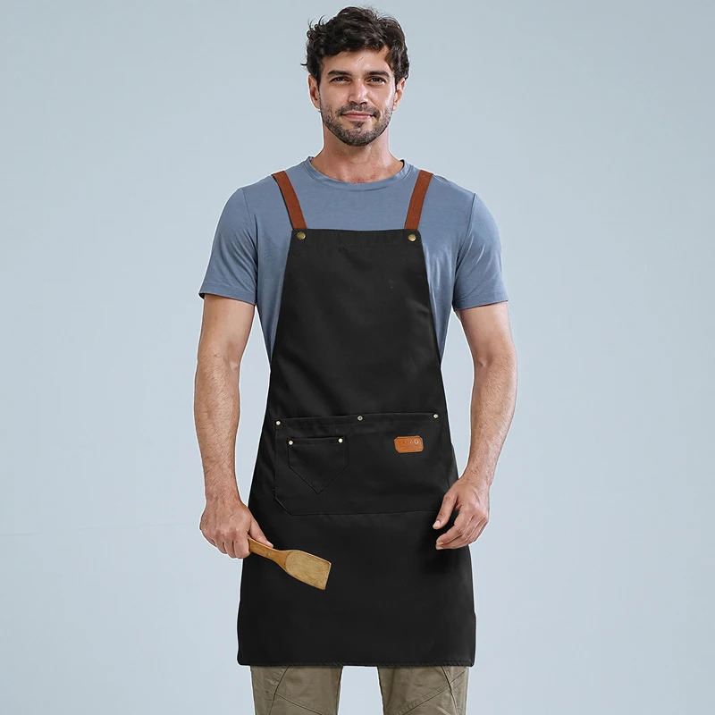 Home Cooking Meals - Waterproof Cross Back Adjustable Kitchen Apron
