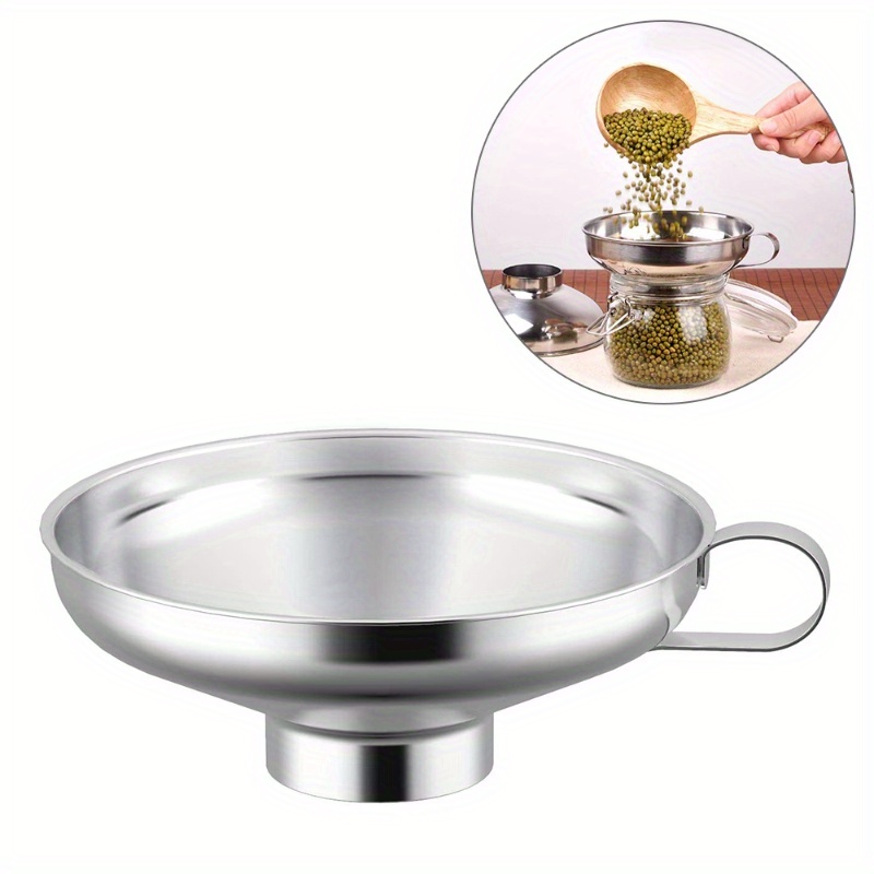 Home Cooking Oil - 1pcWide Mouth Liquid Funne For Jars