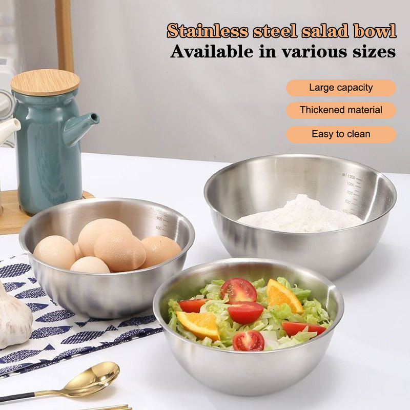Home Cooking Meals - 1PC Stainless Steel Bowl Set With