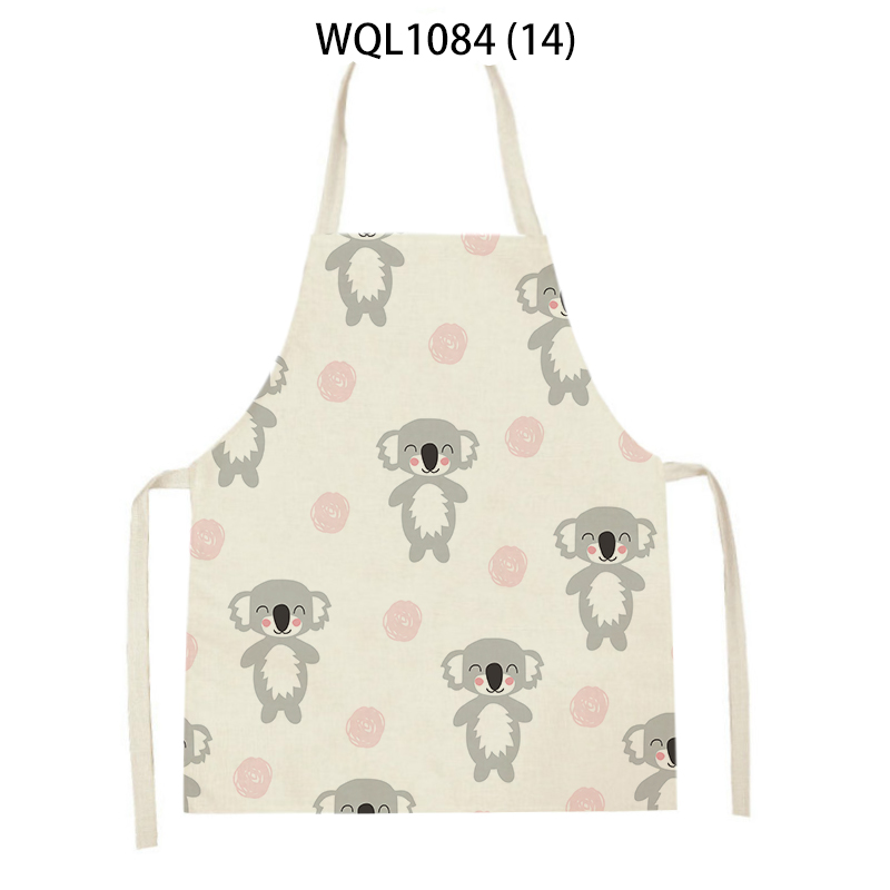 Home Cooking Meals - Cartoon Koala Animal Pattern Cooking Apron