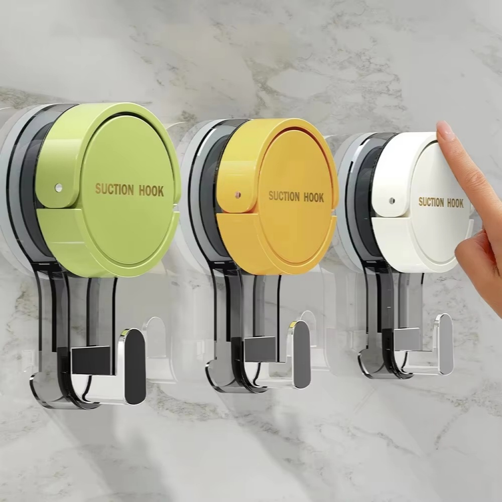 Home Cooking Delivery - Strong Vacuum Suction Hooks Traceless No-Drilling