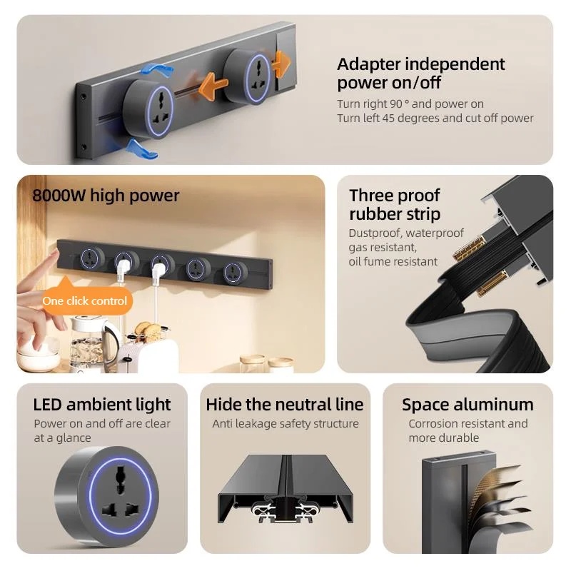 Track Socket With Switch High- - Home Cooking Delivery recension och pris