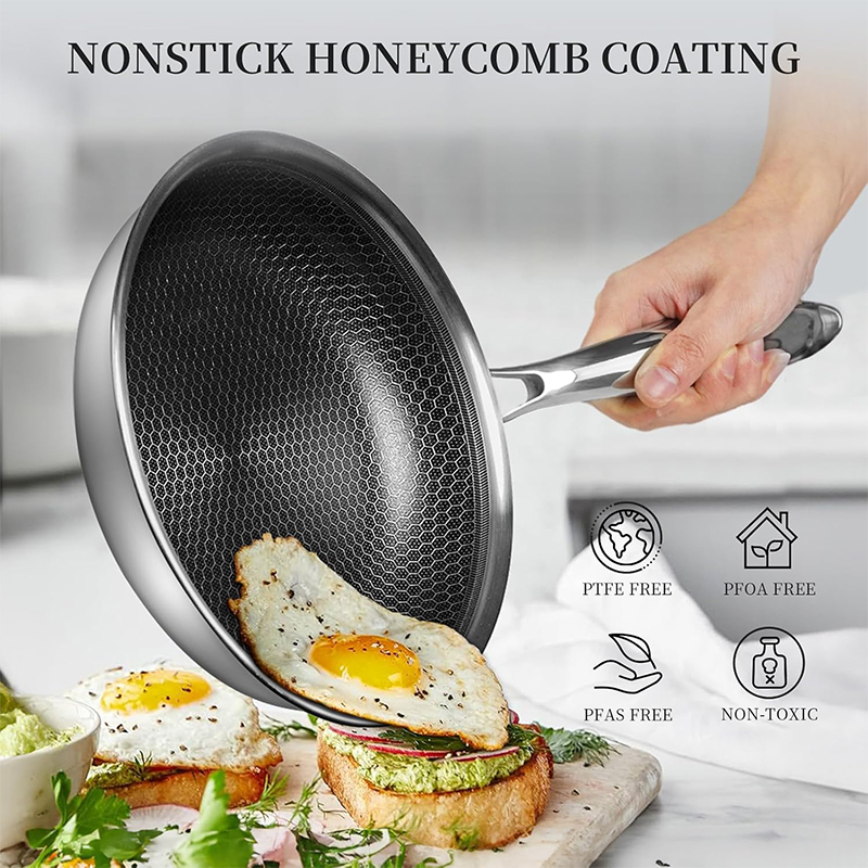 Stainless Steel Frying Pan wit - Crepe Pan Nonstick recension och pris