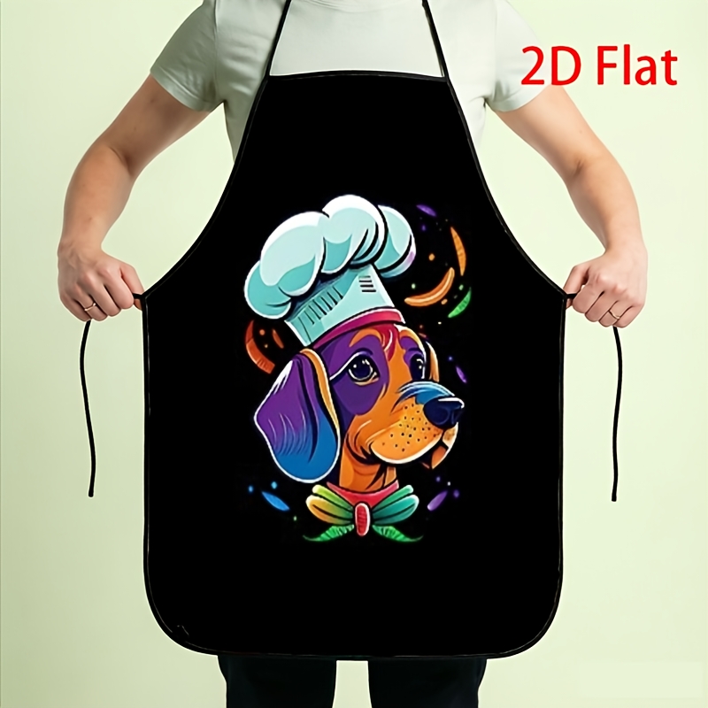 Funny Dog Chef Apron, Colorful - Home Cooking For Dogs recension och pris