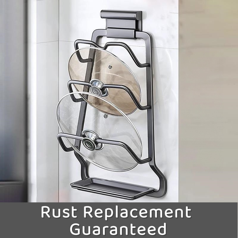 Wall Mount Pot Lid Rack, Drill - Home Cooking Delivery recension och pris