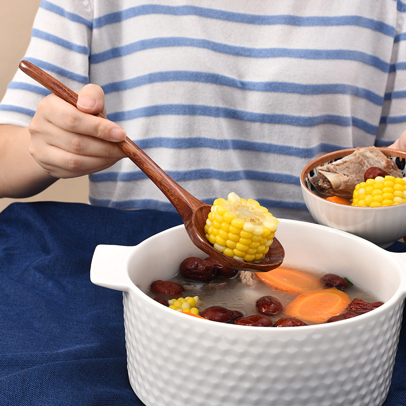 Long Handle Ramen Wooden Spoon - Home Cooking Delivery recension och pris