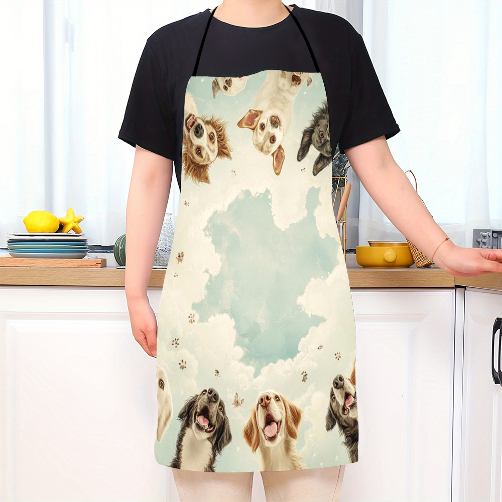 Cute Funny Circle Dogs  Apron  - Home Cooking For Dogs recension och pris
