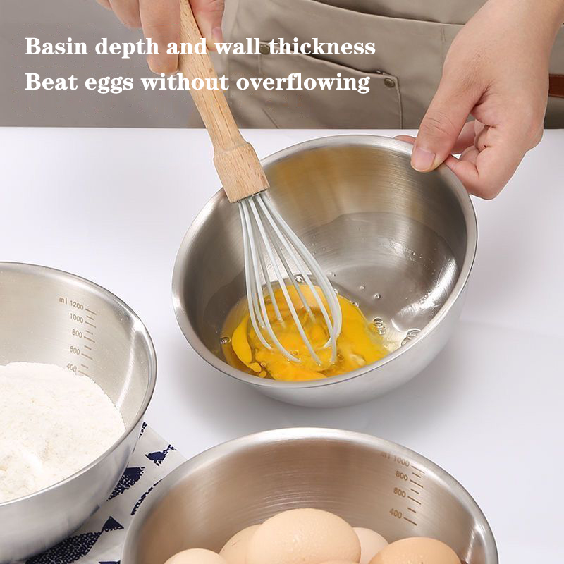 1PC Stainless Steel Bowl Set W - Home Cooking Meals recension och pris