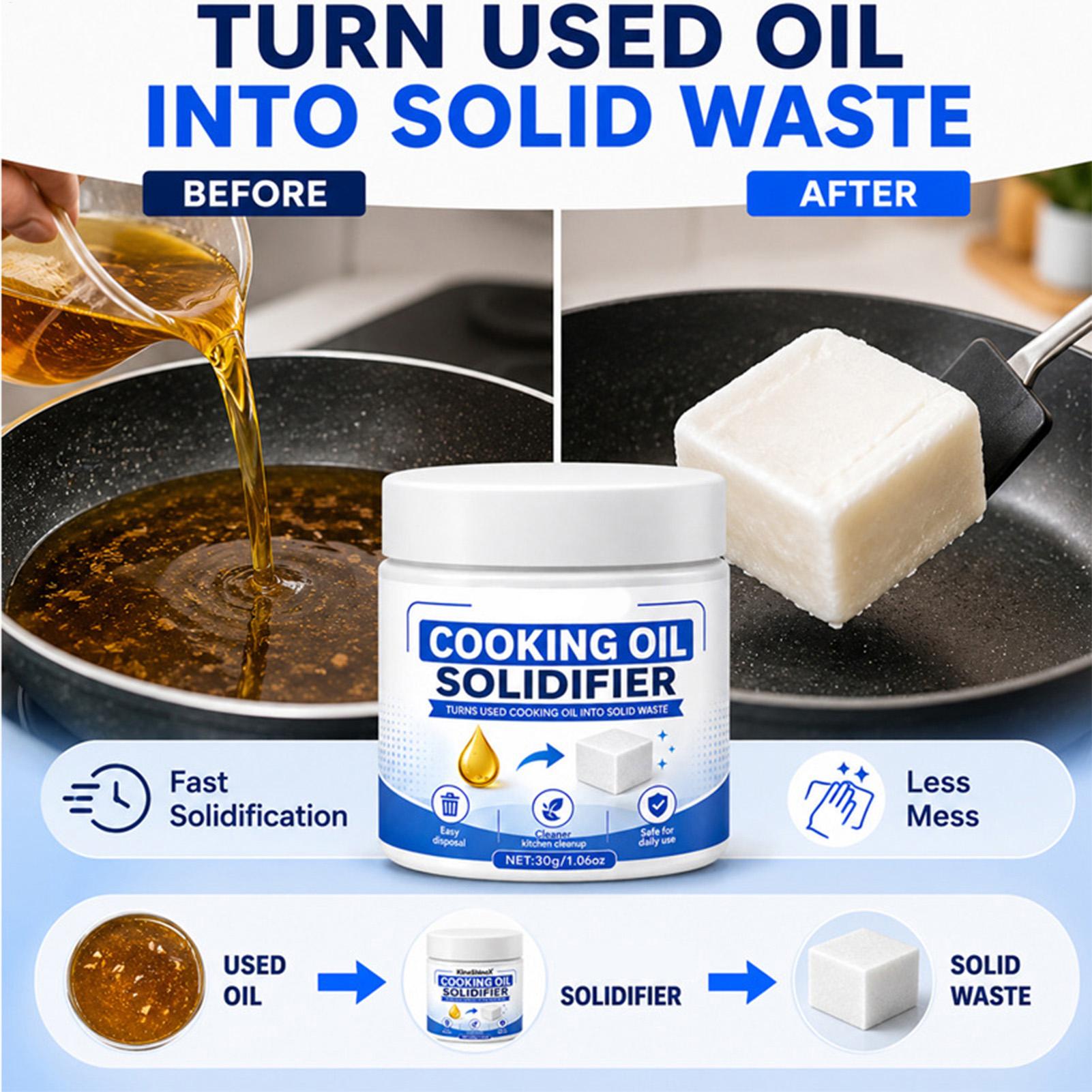 30g Cooking Oil Solidifier Kit - Home Cooking Oil Disposal recension och pris