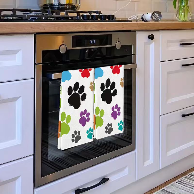 2Pcs, Colorful Dog Paw Print K - Home Cooking For Dogs recension och pris