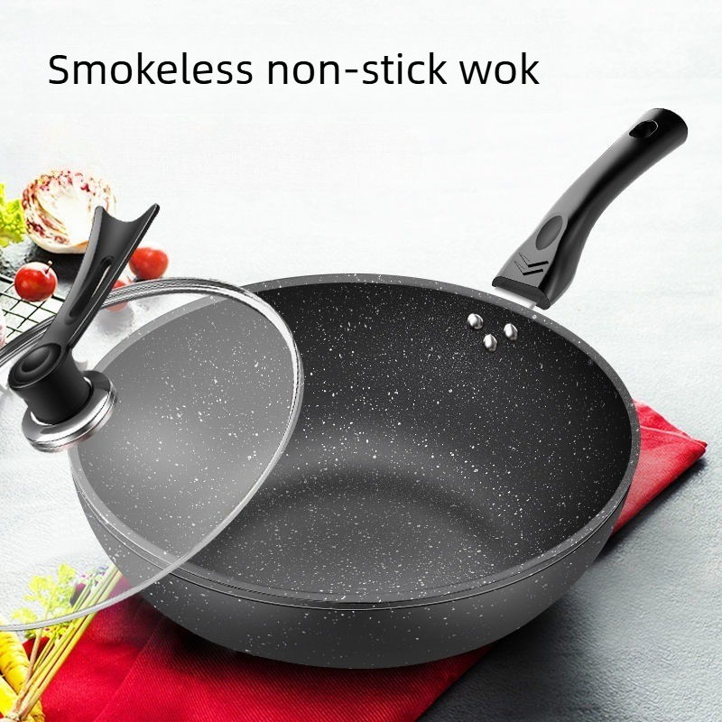 Maifan Stone Cooking Pan Less  - Home Cooking Oil recension och pris