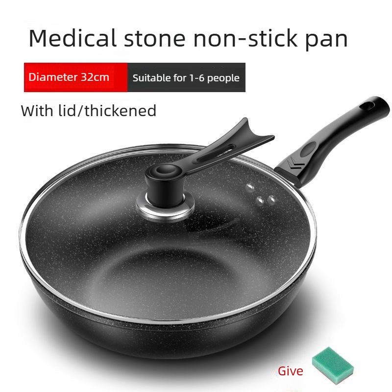 Maifan Stone Cooking Pan Less  - Home Cooking Oil recension och pris