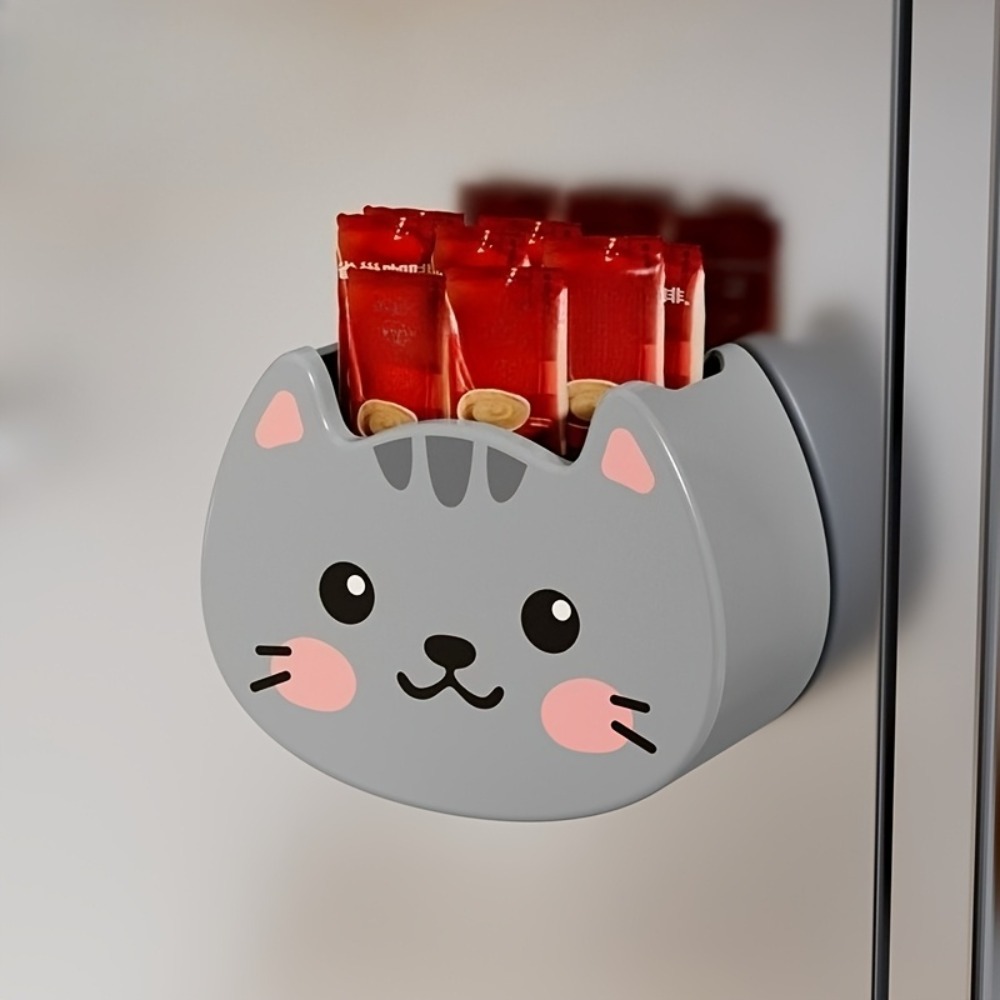 Cute Cat Magnetic Storage Box  - Home Cooking Delivery recension och pris