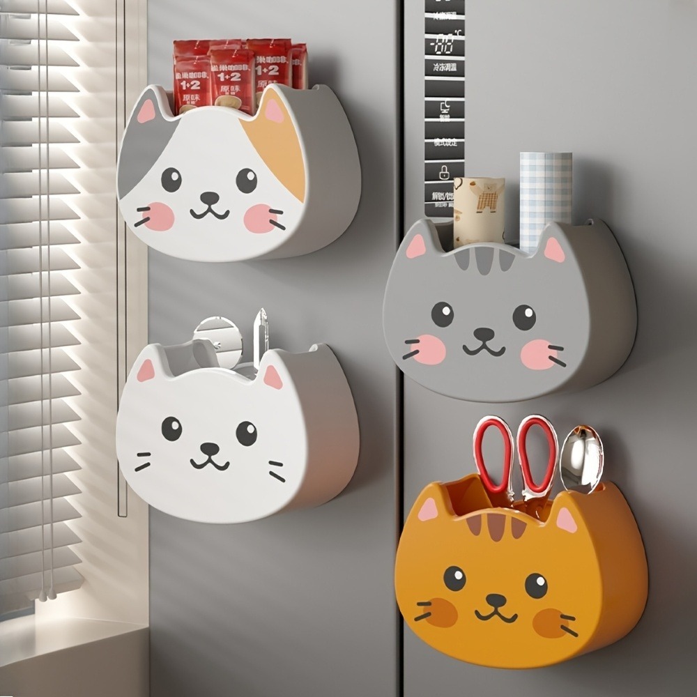 Cute Cat Magnetic Storage Box  - Home Cooking Delivery recension och pris