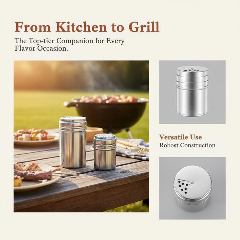 Stainless Steel Spice Shaker J - Home Cooking Meals recension och pris