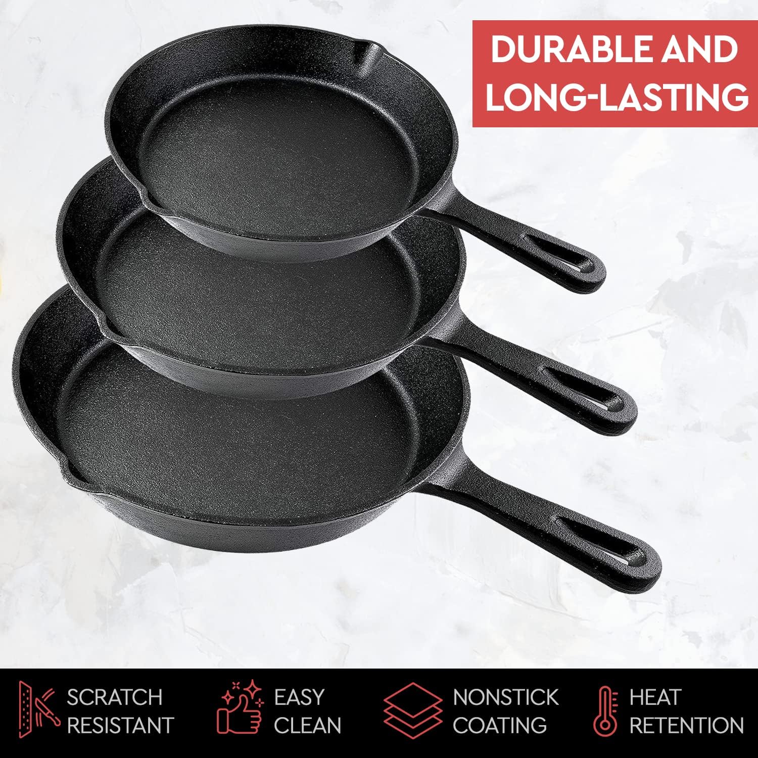 14/16/20cm Cast Iron Frying Pa - Crepe Pan Nonstick recension och pris