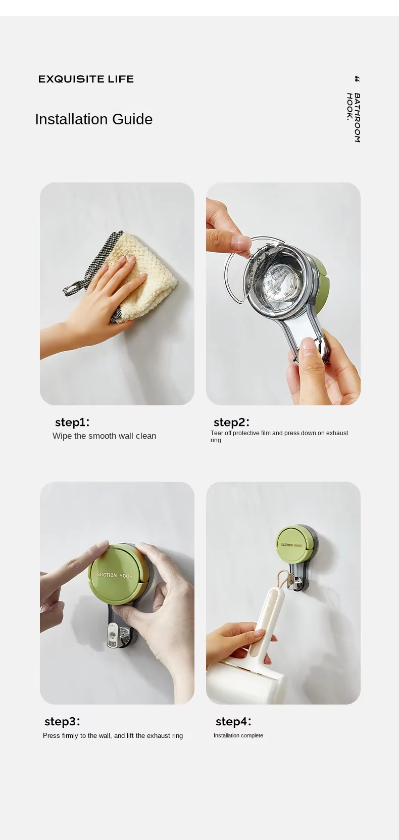 Strong Vacuum Suction Hooks Tr - Home Cooking Delivery recension och pris